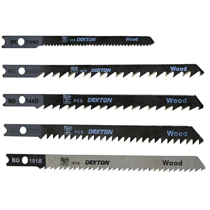 Dekton Jigsaw Blade B & D Style Set | Pack of 5